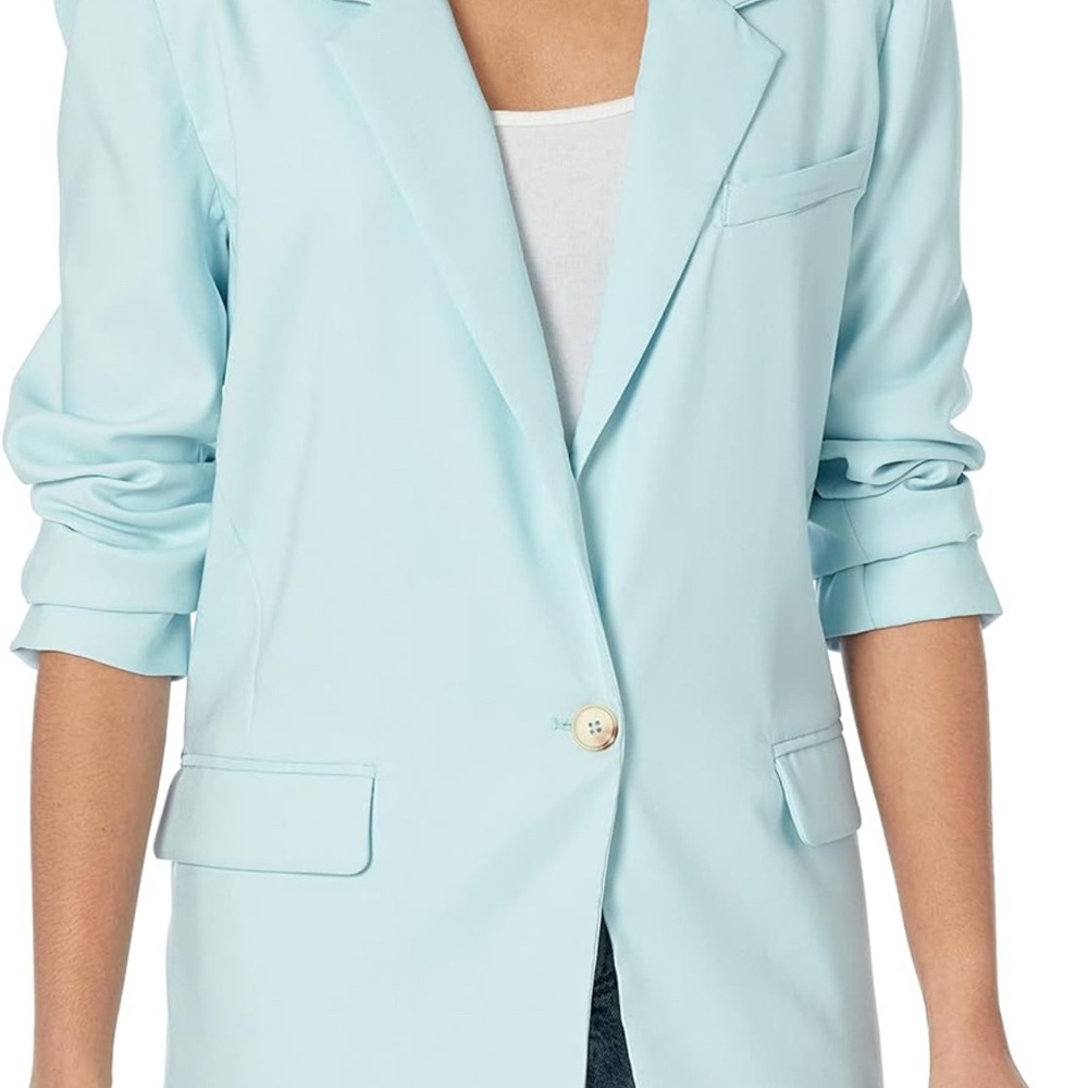 Steve Madden Women's Kaira Blazer - Light Blue, Size XS